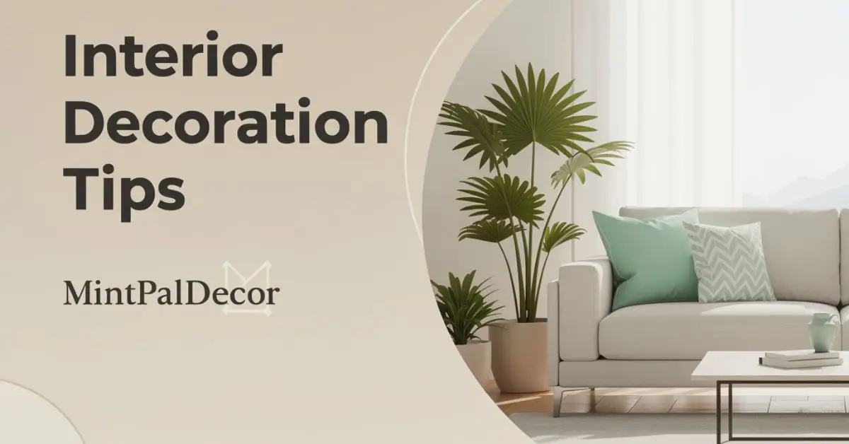 Interior Decoration Tips MintPalDecor: Full Guide